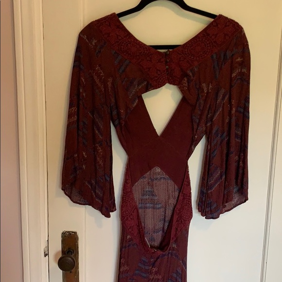 ecote backless boho dress - Picture 2 of 3